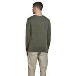 Свитер Jack & Jones Leo Knit Crew Neck, зеленый - фото 2