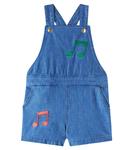 Джинсовый комбинезон Mini Rodini, синий - фото