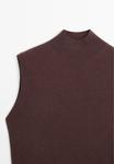 Топ Massimo Dutti VEST , Brown - фото 9