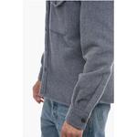 Серая шерстяная рубашка Woolrich, Gray - фото 3