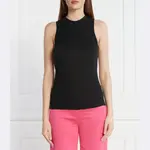 Облегающий топ с добавлением кашемира Pinko, черный - фото