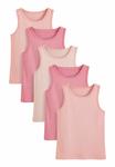 Топ 5 Pack Regular Fit Next, цвет pink beige orange - фото
