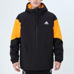 Стеганая куртка мужская черная Adidas, черный - фото 3