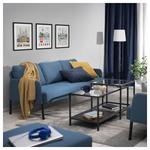 Диван 3-местный IKEA GLOSTAD, Knisa средний синий - фото 4