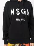 MSGM худи с логотипом, черный - фото 5