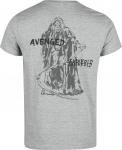 Футболка Avenged Sevenfold Scheleton Bat, серый - фото 2