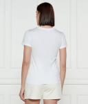 Футболка женская Armani Exchange со стразами, белый - фото 3