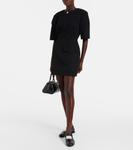 Мини-платье из шерсти Grain de Poudre Givenchy, черный - фото 2