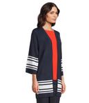 Свитер Lauren Ralph Lauren Two-Tone Cardigan, Refined Navy/White - фото 2