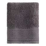 Банное полотенце home&you темно-серый, 50/90 см - фото