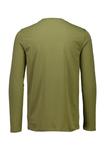 Топ Lindbergh BASIC O-NECK STRETCH LS, Dk Olive/Olive - фото 6