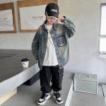 Детская куртка Lapel Moderate EASTERN CAMEL, denim синий - фото 7