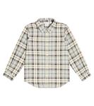 Рубашка daho в клетку из хлопка Bonpoint, мультиколор - фото