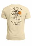 Футболка Neverless PALMEN GRAFIK URLAUB, Natur/Beige - фото 5