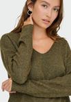 Джемпер ONLY ONLRICA LIFE V NECK, Beech/Olive - фото 5