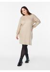 Платье Zizzi KURZES MIT STRASSSTEINEN, Simply Taupe Mel/Mottled Beige - фото 2
