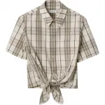 Рубашка в клетку Burberry, мультиколор - фото