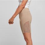 Леггинсы Urban Classics Inset Cycle Short, бежевый - фото 3