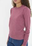Джемпер Saint Tropez MILASZ PULLOVER, Red Violet Melange/Mottled Dark Red - фото 5