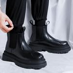 Ботинки Челси мужские черный Cachiotti - фото 7