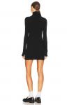 Платье мини Enza Costa Turtleneck Sweater, черный - фото 3