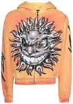 Худи Hellstar Sun Zip-Up Hoodie 'Orange', оранжевый - фото