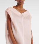 Платье макси из шелка Selwyn Gazar Khaite, Soft Pink - фото 4