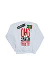 Толстовка OMG Santa I Know Him Elf, белый - фото 2