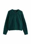 Джемпер Next BLEND CABLE KNIT CREW NECK, Teal/Blue/Blue - фото 4