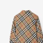 Рубашка детская Burberry, бежевый / черный - фото 5