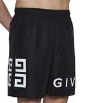 Шорты с принтом логотипа Givenchy, черный - фото 6