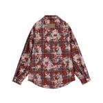 Рубашка унисекс WAITINGWAVE, Черный/Синий в клетку - фото