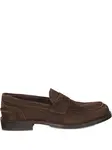 Лоферы из замши Baldinini, коричневый - фото