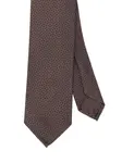 Шелковый галстук Lardini, коричневый - фото 3