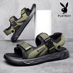 Пляжные сандалии мужские Playboy, зеленый - фото 17