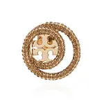 Серьги с двойным кольцом и декором TORY BURCH - фото 3