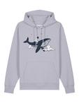 Толстовка wat? Apparel Sweatshirt Spacewhale, цвет Lavender - фото 2