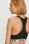 Фила - Спортивный бюстгальтер Fila, черный - фото 2
