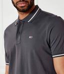 Рубашка поло Regular fit Tommy Jeans, черный - фото 4