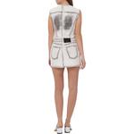 Безрукавное джинсовое мини-платье Acne Studios, белый - фото 7