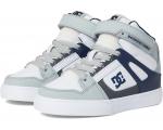 Кроссовки DC Kids Pure High-Top EV, цвет Grey/Blue/White - фото