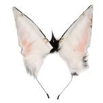 Уши кицунэ черно-белые - фото 3
