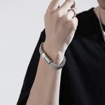 AKAK Титановый браслет Unisex Silver - фото 8