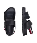 Кожаные сандалии Tommy Hilfiger, синий - фото 4