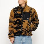 SS24 Бархатная куртка унисекс Stussy, желтый - фото 9