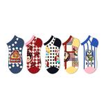 Унисекс носки JKN, иллюстрированные носочки (5 пар) - фото 5