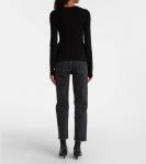 Футболка Eve с драпировкой Agolde, Black - фото 3