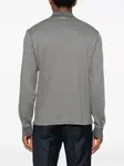 Поло с длинными рукавами Zegna, серый - фото 3