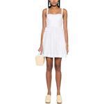 Мини-платье со шнуровкой сбоку PINKO, белый - фото 5