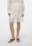 Мини-юбка VMLINE SHORT SKIRT Vero Moda, белый - фото